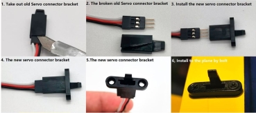 4ST17510 Servobuchse Einbaustecker JR(F) 4St